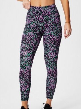 Fabletics Motion 365 Colorful Leopard Leggings